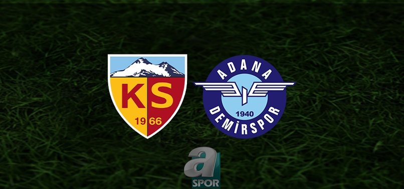 Kayserispor - Adana Demirspor maçı canlı anlatım (Kayseri - Adana Demirspor maçı canlı izle)