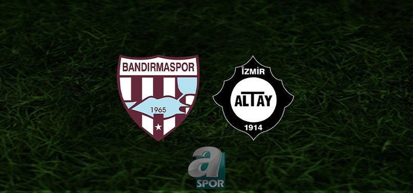 Bandırmaspor - Altay maçı ne zaman, saat kaçta ve hangi kanalda? | Trendyol 1. Lig