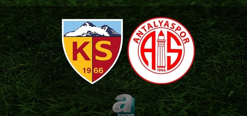 Kayserispor - Antalyaspor canlı anlatım (Kayserispor - Antalyaspor CANLI İZLE)